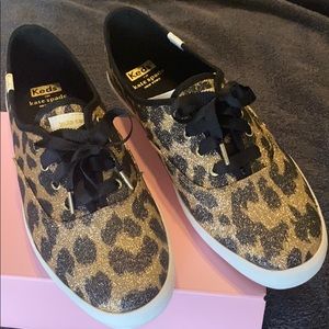 Keds for Kate Spade Glitter Leopard Print